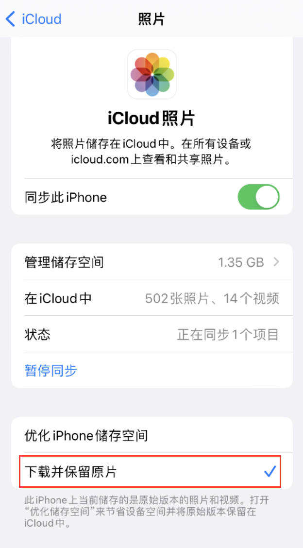 博野苹果手机维修分享iPhone 无法加载高质量照片怎么办 