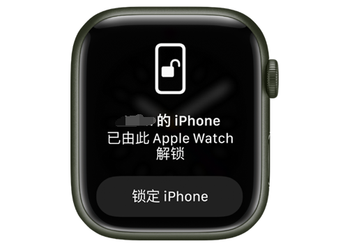 博野苹果手机维修分享用 AppleWatch 解锁配备面容 ID 的 iPhone方法 