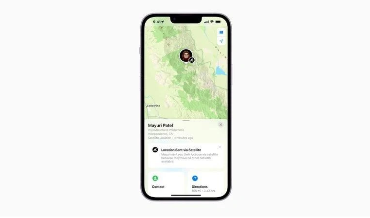 博野苹果14维修分享iPhone14系列中 FindMy功能通过卫星分享位置方法教程 