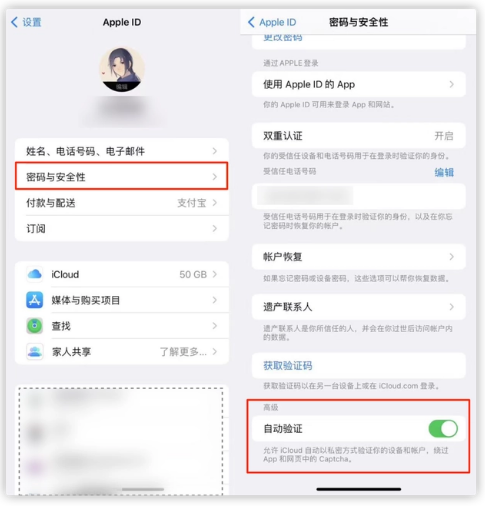博野苹果手机维修分享iOS 16 自动验证功能开启方法 
