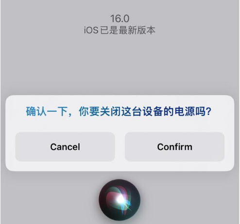 博野苹果手机维修分享iOS 16 Beta5为什么要取消Siri语音关机功能 